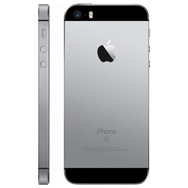 Straight Talk Apple iPhone SE (2016), 16GB, Gray - Prepaid Smartphone
