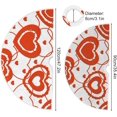 thumbnail image 3 of FMSHPON Valentine's Day Romantic Red Love Heart Xmas Christmas Tree Skirt Stand Mat for Holiday Party Decoration Indoor Outdoor 36 inches, 3 of 6