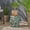 Bronze, variant on Elephant Garden Stool with Copper Patina Finish, Durable Lightweight Concrete Outdoor Stool for Patio Decor