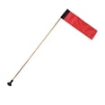 thumbnail image 1 of Flag Large Kayak Safety Flag with Pole, Storage Bag, Screws and Track Mount Base High Visibility 20x5.6 Inch, 1 of 7