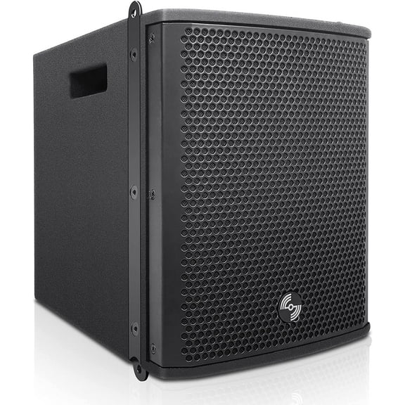 Sound Town ZETHUS Series Compact Passive Line Array PA Speaker, Black, for Live Sound, Stage Performances, Clubs, Churches and Schools（ZETHUS-M3)