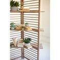 thumbnail image 5 of Kalalou Foldable THREE SHELVES WOODEN SCREEN Natural, 5 of 6