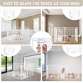 thumbnail image 5 of 8 Panel Dog Pet Playpen 2.4FT Metal Fence DIY Indoor Outdoor Kennel with Cover, 5 of 5