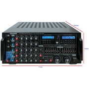 Singtronic KA-3000ProII Professional KJ/DJ 3000W Mixing Amplifier Equalizer Karaoke & USB Recording