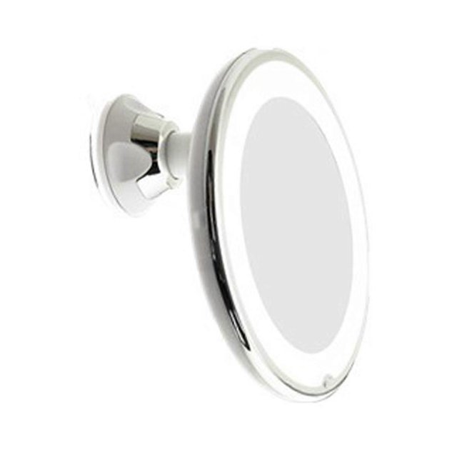 10X Magnifying Mirror with Light Makeup Mirror with Lights Dimmable LED Makeup Mirror for Bathroom B