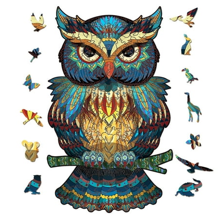 

Njoeus Toys Toys Toys For 3 Year Old Wooden Puzzle Unique Shape Pieces Animal Gift For Adults And Kids 5Mm Thick Childrens Toys