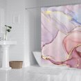 thumbnail image 4 of Teissuly Polyester Shower Curtain, Design And Polyester, Weighted Hem, Shower Curtains Set For Bathroom ，Abstract Modern Ink Shower Curtain Teissuly WER202310232176, 4 of 5