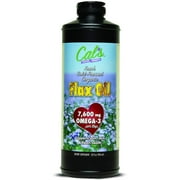 Cal's Flax Oil - Essential, Organic Omega-3, Pure, 100% Cold-Pressed, Virgin, Unrefined & Organic - Vegetarian Source of Omega-3 for Skin, Joint, Heart, Brain, & Nerve Health Support, 32oz