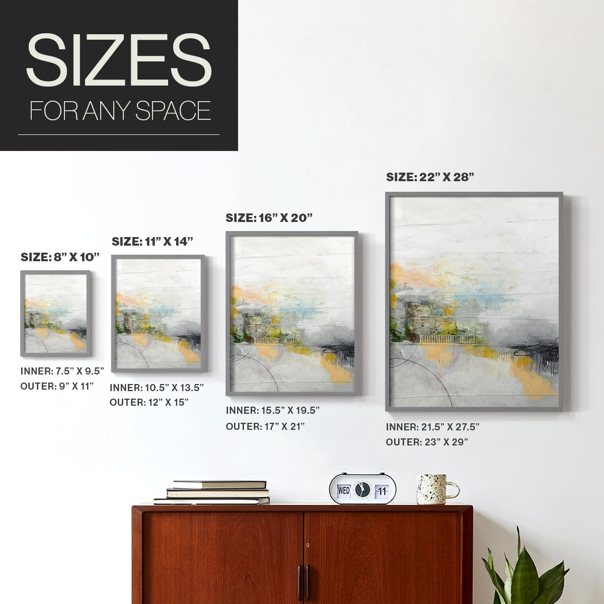 A Place of my Own in Paper Solid Wood 8 x 10 Framed Print