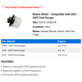 thumbnail image 2 of Blower Motor - Compatible with 2001 - 2007 Ford Escape 2002 2003 2004 2005 2006, 2 of 2
