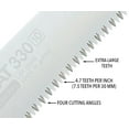 thumbnail image 3 of Silky ZUBAT ARBORIST Professional 330mm XL Teeth Hand Saw, 3 of 7