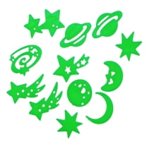 LAMIRO Glow in the Dark Stars for Ceiling Led Glow in the Dark Plastic Stars Fun Ceiling Wall Art Luminous Space Stickers