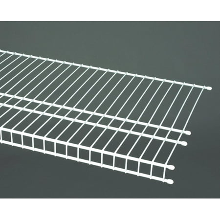 4717 SuperSlide Wire Shelf, 72 by 12-Inch, WhiteMaterial: Vinyl coated steel By ClosetMaid ...