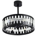 thumbnail image 2 of MORANDI GREY INC-FC 20" Crystal Ceiling Fan with Light Kit and Remote Included, 2 of 5