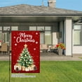 thumbnail image 3 of JOOCAR Merry Christmas Tree with Gifts Garden Flag for Winter Christmas Home Outdoor Garden Yard Door Decor 12x18 inch, 3 of 5