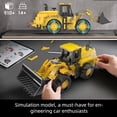thumbnail image 5 of Wheel Loader Construction Toy, Bulldozer Construction Vehicle Building Set, Realistic Loading Shovel for Adult (910 PCS), 5 of 7