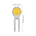 thumbnail image 3 of Shisuyan Fourche Divot de Golf Outil de Réparation de Golf Professionnel Fourche Divot Portable pour Train de Golf, 3 of 9