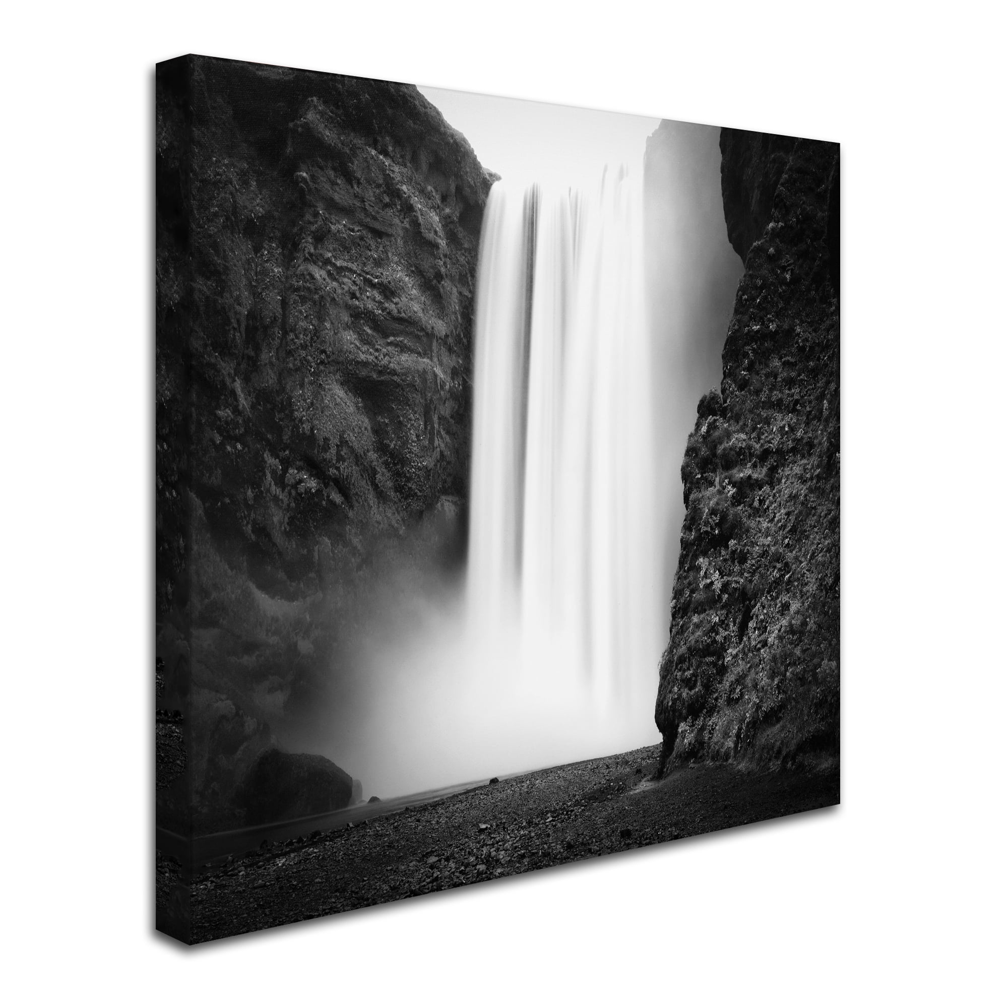 Trademark Fine Art 'Skogafoss' Canvas Art by Philippe Sainte-Laudy