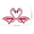 thumbnail image 4 of BRIGHTFUFU 1 par de gafas de sol con forma de flamenco, gafas de sol novedosas, gafas de fiesta hawaianas, 4 of 7