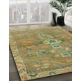 thumbnail image 2 of Ahgly Company Indoor Rectangle Abstract Copper Green Abstract Area Rugs, 6' x 9', 2 of 6