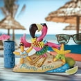 thumbnail image 3 of Design Toscano HF616702 Fête Temps Rose Flamant Rose Statue, Couleur, 3 of 5