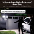 thumbnail image 6 of Restored WYZE Floodlight Camera v2, 2800-Lumen LEDs, 160° Wide View, 2K HD Outdoor Security Camera, Motion Detection, 105dB Siren, Color Night Vision, for Home Surveillance, Wired, 6 of 9