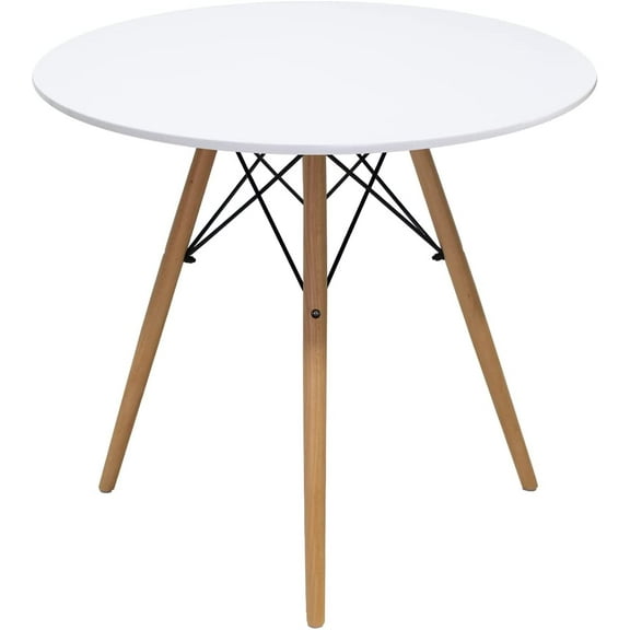 Mesa Eames Comedor Melamina Circular Blanco Mundo In MUNDO IN MESA OSLO