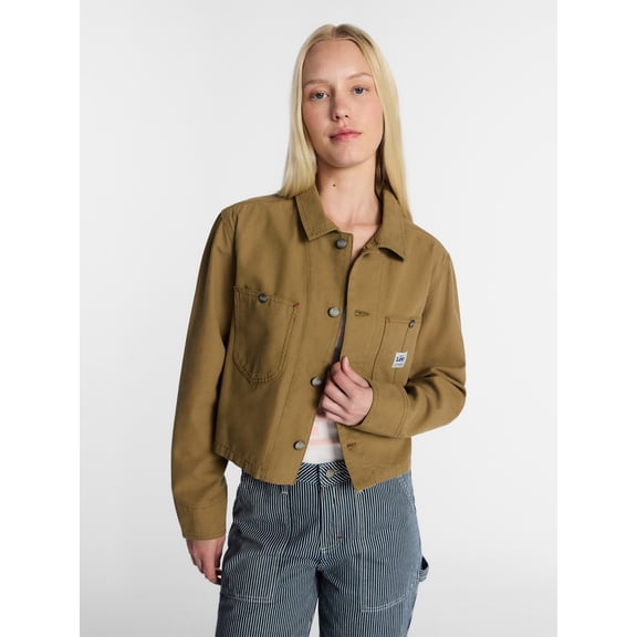 Kacey Lee Women's Cropped Chore Jacket, Sizes XS-XXL