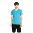 thumbnail image 1 of Camiseta básica de algodón pima con cuello en V para hombre Armani Exchange Navagio Bay, 1 of 5
