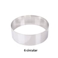 thumbnail image 4 of sweethay Mousse Cake Mold Acero inoxidable Postre Molde Chocolate DIY Sugarcraft Pastelería Moldes Fondant Galletas Utensilios para hornear Herramientas y accesorios para hornear Tipo 2 sweethay HA081726-02, 4 of 6