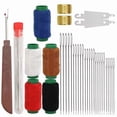 thumbnail image 2 of 36Pcs Big Eye Steel Sewing Needles Kit,Stainless Steel Needles for Hand Sewing-Kit with Thread Ripper,Threads and Thimbles,Threader and Needle Repair Set for Hand Sewing, 2 of 8