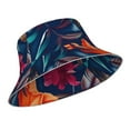 thumbnail image 2 of Kdxio Reflective Bucket Hat - Tropical Flower Print Bucket Hat for Men,Women, 2 of 9