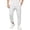 White, variant on HAOTAGS Fleece-Lined Sweatpants for Boys & Girls Elastic Waist with Functional Side Pockets, Warm & Stretchy Joggers Gray Size 3T