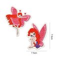 thumbnail image 3 of Cuadros Decorativos 2 uds imán de nevera DIY diamante dibujo querubín taladro redondo completo (BXT-8) Ehuebsd embutido en tela, 3 of 4