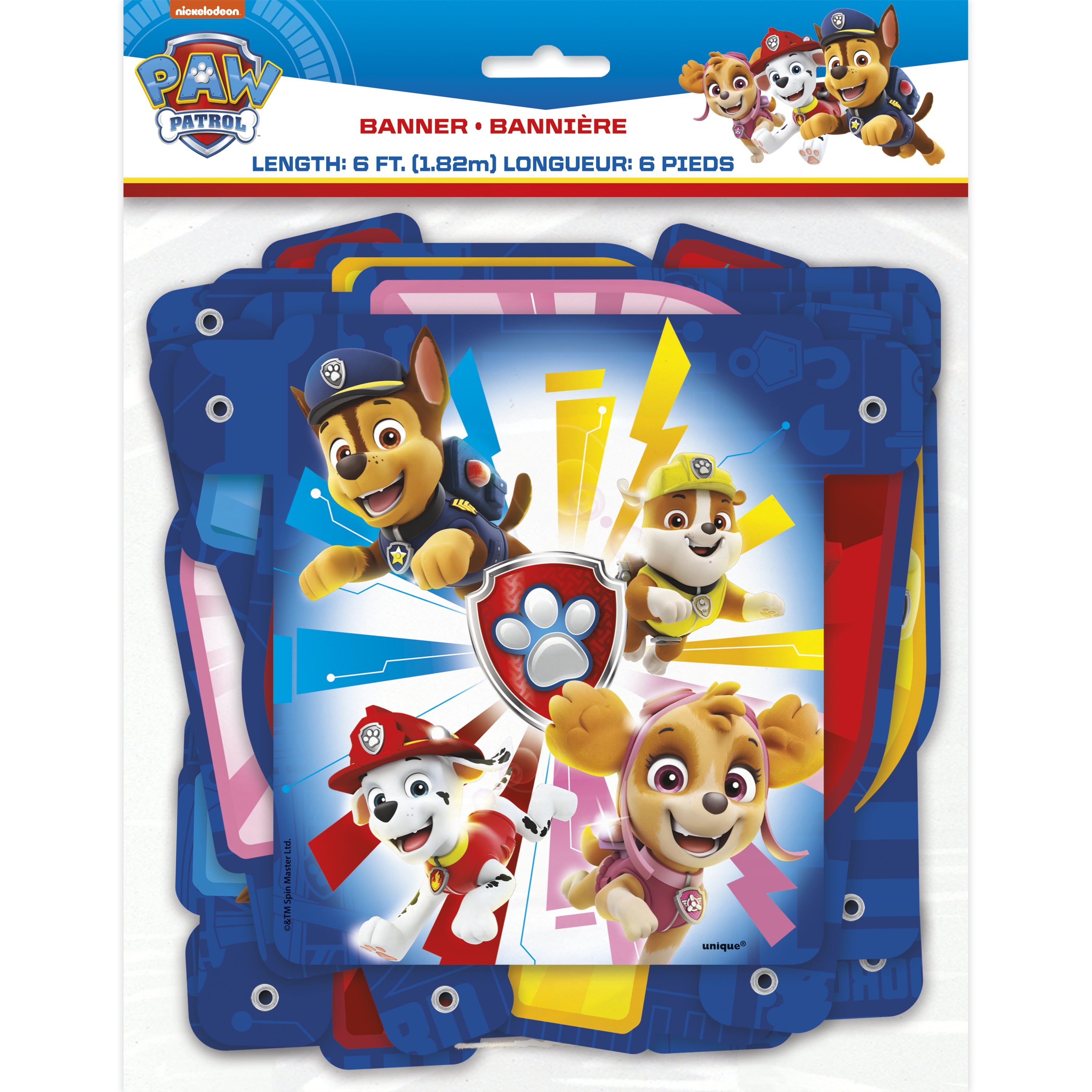 (3 pack) PAW Patrol Birthday Banner, 6ft