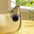 thumbnail image 3 of shyuyusa Halloween Bats Keychain Accessories - Cute Pom Fuzzy Car Keychain for Handbag Backpack Purse, 3 of 6