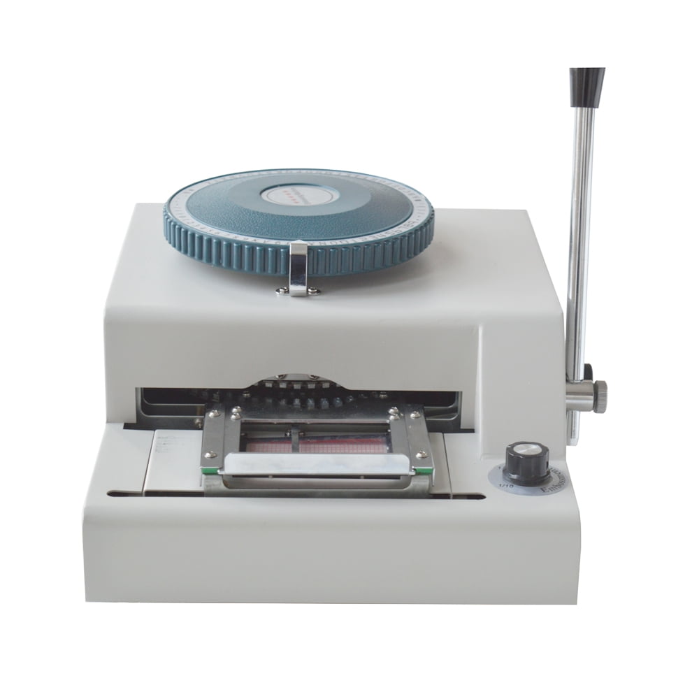 Buy INTSUPERMAI 66 Characters PVC Card Embosser Manual PVC/VIP ID