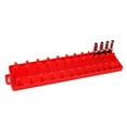 thumbnail image 2 of facefd Socket Organizer Holder Rack Sleeve Storage Bracket Tool Box Rail Tray Red Imperial M, 2 of 9