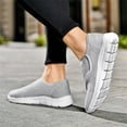 thumbnail image 3 of YOURDIARY Women's Hook & Loop Walking Shoes Lightweight Athletic Sneakers Comfort Casual Shoes, 3 of 7