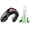 Black, variant on SafeJawz NITRO Triple Layer Shock Cage Sports Mouth Guard with Case and Disinfectant Spray Bundle Kit for Basketball, Football, MMA, Hockey, Wrestling - White