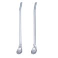 thumbnail image 1 of AMERTEER Spoon 2Pcs Straw Spoon Long Handle Mixing Yerba Mate Stainless Steel Bombilla Filter Teaspoon for Party, 1 of 6