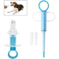 thumbnail image 1 of Distributeur de médicaments pour animaux, 2 seringues d'alimentation de médecine, pistolet à pilules pour animaux de compagnie en plastique avec embout flexible pour chiens et chats (azul) LingWen 9024715499264, 1 of 1