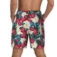 thumbnail image 4 of Daiia Beautiful Flower Mens Swim Trunks Swim Shorts Quick Dry Swim Shorts with Mesh Lining Pockets-XX-Large, 4 of 9