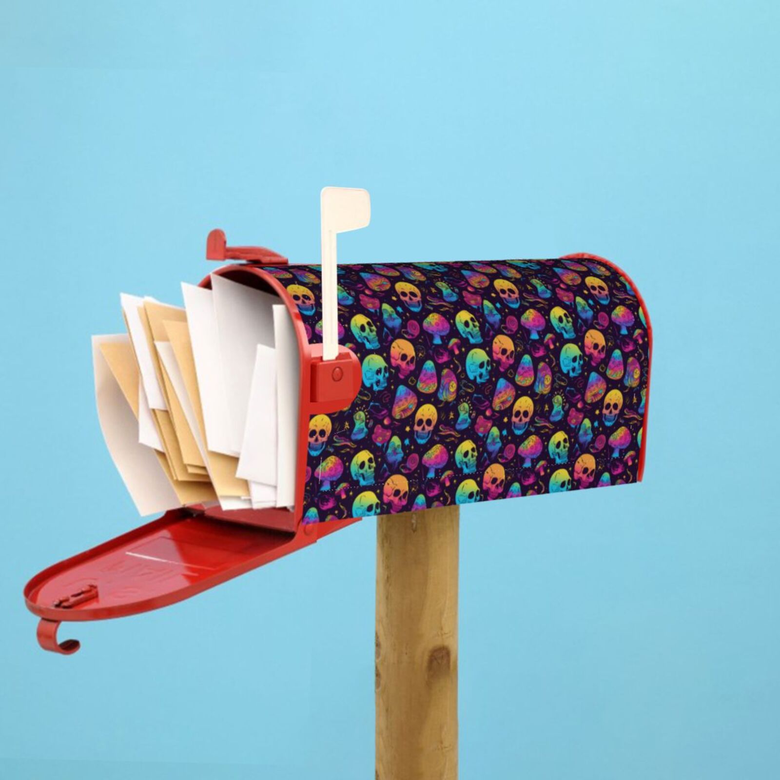 Kdxio Magnetic Mailbox Cover 21x18 in Mailbox Cover Outdoor Decoration Holiday Mailbox Covers for Home Garden Yard-21x18 in