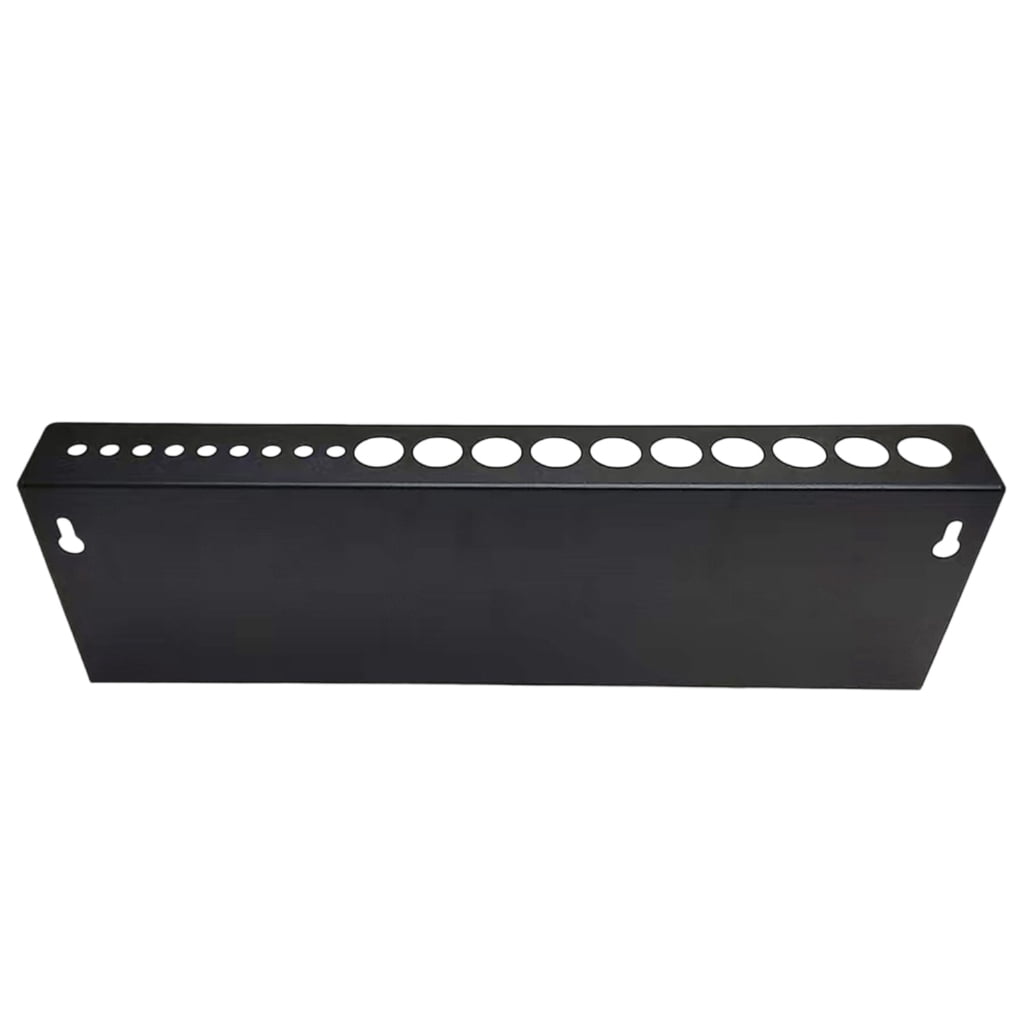Wall Mounted Tool Organizer for Screwdrivers Pliers and Wrenches Efficient Metal Spanners Rack for Garage or Workshop