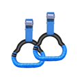 thumbnail image 2 of Anillos de gimnasia Anillos de extracción Correas ajustables Hebillas Antideslizante Entrenamiento de fuerza Anillos de Entrenamiento Anillo de Zulema, 2 of 8