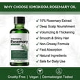 thumbnail image 2 of Volumizing Rosemary Hair Oil - 10% Rosemary Extract with Hyaluronic Acid & Vitamin E - Scalp Care for Thicker, Fuller Hair - Non-Greasy, Alcohol & Silicone Free - 1.69 fl.oz (50ml), 2 of 10