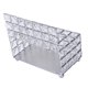 thumbnail image 3 of Caja de pañuelos de cristal con base de acero inoxidable, soporte para pañuelos brillante para el hogar, coche y oficina, 3 of 5