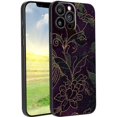 thumbnail image 1 of Gold-Floral-Dark-Grunge-Academia-aesthetic-4 Phone Case, Degined for iPhone 13 Pro Max Case Men Women, Flexible Silicone Shockproof Case for iPhone 13 Pro Max, 1 of 1