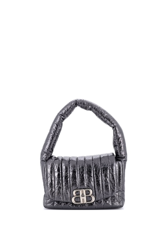 Pre-Owned Monaco Sling Bag Padded Quilted Leather Small By Rebag